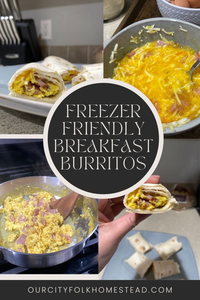 Freezer-friendly breakfast burritos #breakfastideas #mealprep #cookfromscratch #breakfast #burritos #freezerfriendly #breakfast